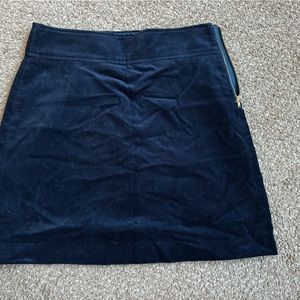 NEW JCREW Navy Corduroy Skirt
